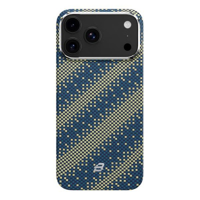 Чехол BlueO Gilded Tactile Woven Galaxy Aramid Fiber Magnetic для iPhone 17 Pro Max Galaxy Green (BL065-17promax-Green)