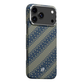 Чехол BlueO Gilded Tactile Woven Galaxy Aramid Fiber Magnetic для iPhone 17 Pro Max Galaxy Green (BL065-17promax-Green)