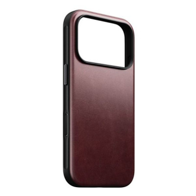 Чехол Nomad Modern Leather Case для iPhone 17 Pro (NM011857858) Burgundy Chromexcel