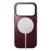 Чехол Nomad Modern Leather Case для iPhone 17 Pro (NM011857858) Burgundy Chromexcel