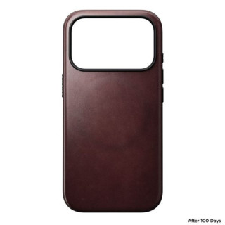 Чехол Nomad Modern Leather Case для iPhone 17 Pro (NM011857858) Burgundy Chromexcel