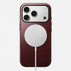 Чехол Nomad Modern Leather Case для iPhone 17 Pro (NM011857858) Burgundy Chromexcel