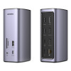 USB-разветвитель Ugreen CM555 Revodok Pro 12-in-1 8K@60Hz USB-C (90325) серый