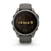 Garmin Fenix 9 47 мм Titanium with Pebble Gray Silicone Band (010-04762-00)