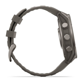 Garmin Fenix 9 47 мм Titanium with Pebble Gray Silicone Band (010-04762-00/010-04762-01)