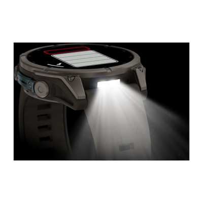 Garmin Fenix 9 47 мм Titanium with Pebble Gray Silicone Band (010-04762-00)