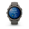 Garmin Fenix 9 47 мм Titanium with Pebble Gray Silicone Band (010-04762-00)