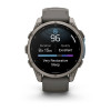 Garmin Fenix 9 47 мм Titanium with Pebble Gray Silicone Band (010-04762-00)
