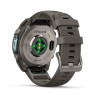 Garmin Fenix 9 47 мм Titanium with Pebble Gray Silicone Band (010-04762-00)