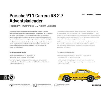 Адвент-календарь Franzis Porsche 911 Carrera RS 2.7 (1:24)