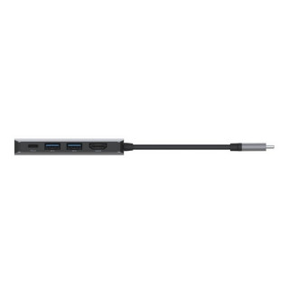 Док-станция Belkin USB-C 4-in-1 Multiport Adapter (AVC006btSGY) серый