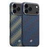 Чехол BlueO Gilded Tactile Woven Galaxy Aramid Fiber Magnetic Case для iPhone 17 Pro Galaxy Blue (BL065-17pro-Blue)