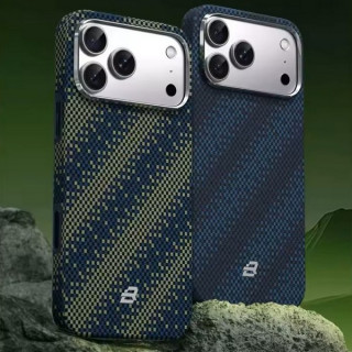 Чехол BlueO Gilded Tactile Woven Galaxy Aramid Fiber Magnetic Case для iPhone 17 Pro Galaxy Blue (BL065-17pro-Blue)