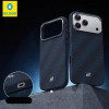 Чехол BlueO Gilded Tactile Woven Galaxy Aramid Fiber Magnetic Case для iPhone 17 Pro Galaxy Blue (BL065-17pro-Blue)