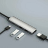Адаптер Satechi 4-in-1 USB-C Slim Multiport Adapter 4K (ST-P4SS) Silver