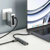 Адаптер Satechi 4-in-1 USB-C Slim Multiport Adapter 4K (ST-P4SS) Silver