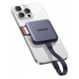 Кардридер магнитный Ugreen CM898 Magnetic 3-in-1 USB-C & SD & TF (65095) серый космос
