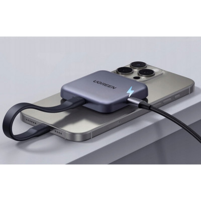 Кардридер магнитный Ugreen CM898 Magnetic 3-in-1 USB-C & SD & TF (65095) серый космос