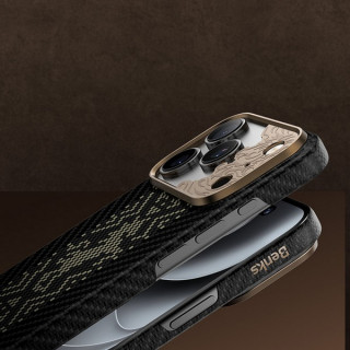 Чехол Benks Knight Air C1 Kevlar Case для iPhone 18 Pro Max/17 Pro Max 6.9" (C.K.FL.AP.GD.X073) Black Knight