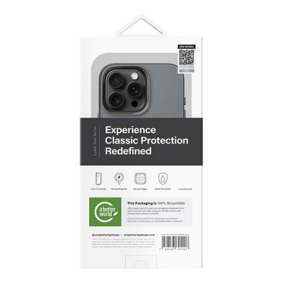 Чехол Uniq Lyden DS MagSafe для iPhone 16 Pro Washed Blue/Black (IP6.3P(2024)-LDSWBLUBLK)