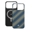 Чехол BlueO Gilded Tactile Woven Galaxy Aramid Fiber Magnetic Case для iPhone 17 Pro Galaxy Green (BL065-17pro-Green)