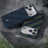 Чехол BlueO Gilded Tactile Woven Galaxy Aramid Fiber Magnetic Case для iPhone 17 Pro Galaxy Green (BL065-17pro-Green)