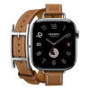 Apple Watch Series 11 Hermes 42 mm Hapi Attelage Double Tour Gold