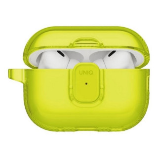 Чехол Uniq Glase Pro Lock Case для Airpods Pro 3 Light Lime (AIRPODSPRO3-GLSPLLIM)