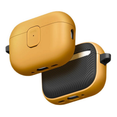 Чехол Uniq Clyde Lock Case для Airpods Pro 3 Racing Yellow/Dark Grey (AIRPODSPRO3-CLYRYELDGRY)