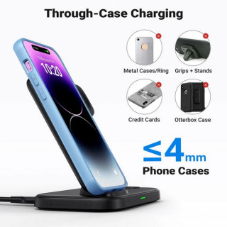 Беспроводное зарядное устройство INIU I220 3-в-1 Wireless Charging Station Qi-Certifled 15W (WI-220)