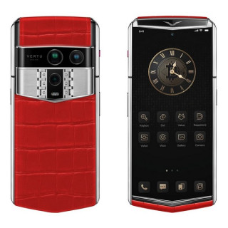 Vertu Agent Q Alligator Skin Retro Red