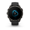 Garmin Fenix 9 47 мм Carbon Gray DLC Titanium with Black Silicone Band (010-04762-10)