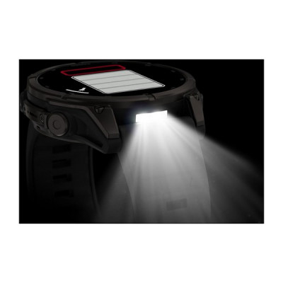 Garmin Fenix 9 47 мм Carbon Gray DLC Titanium with Black Silicone Band (010-04762-10)