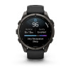 Garmin Fenix 9 47 мм Carbon Gray DLC Titanium with Black Silicone Band (010-04762-10)