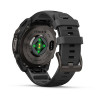 Garmin Fenix 9 47 мм Carbon Gray DLC Titanium with Black Silicone Band (010-04762-10)