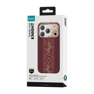 Чехол Benks Knight Air C1 Kevlar Case для iPhone 18 Pro/17 Pro 6.3" (C.K.FL.AP.GD.J072) Red Knight