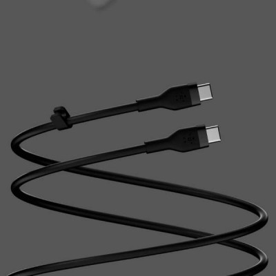 Кабель Belkin BoostCharge Flex USB-C - USB-C 1м черный (CAB009bt1MBK)