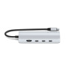 Адаптер Satechi USB-C Multiport Adapter 8K Ethernet V3 (ST-P8KES) Silver