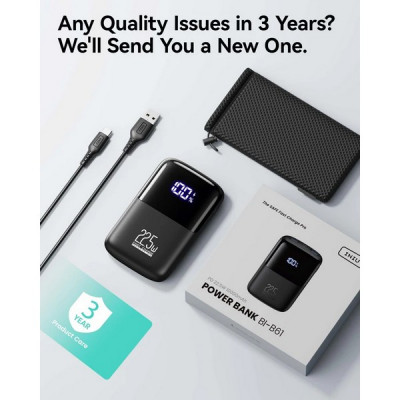Внешний аккумулятор INIU B61 Portable Charger USB-C Power Bank 10000mAh 22.5W (BI-B61) Black