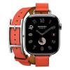 Apple Watch Series 11 Hermes 42 mm Hapi Attelage Double Tour Orange Field