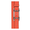 Apple Watch Series 11 Hermes 42 mm Hapi Attelage Double Tour Orange Field