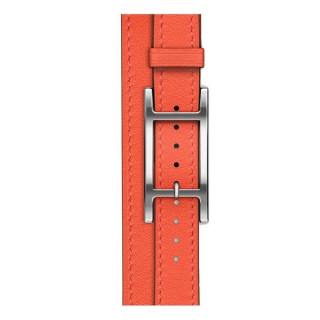 Apple Watch Series 11 Hermes 42 mm Hapi Attelage Double Tour Orange Field