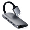 USB-хаб Satechi Type-C Dual Multimedia Adapter для MacBook (ST-TCDMMAM) Space Gray