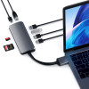 USB-хаб Satechi Type-C Dual Multimedia Adapter для MacBook (ST-TCDMMAM) Space Gray