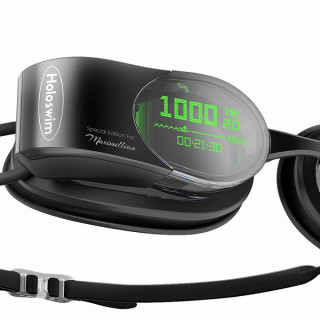 Умные очки для плавания Holoswim 2 Go AR Smart Swim Goggles (Black)