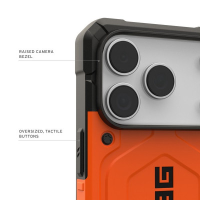 Чехол UAG Pathfinder Magfit для iPhone 17 Pro 6.3" (114548119797) Orange