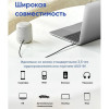 Кабель Ugreen AV112 3.5mm Male Gold Plated Metal Case with Braid 1.5м (10686) синий