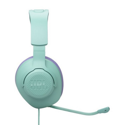 Проводные наушники JBL Quantum 100M2 Cyan (JBLQTUM100M2CYN)