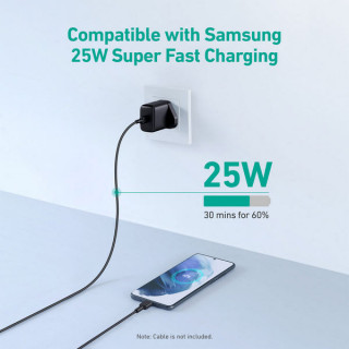 Сетевое зарядное устройство Aukey Swift PD3.0 25 Вт USB-C (PA-R1A) Black