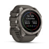 Garmin Fenix 9 51 мм Titanium with Pebble Gray Silicone Band (010-04763-00)
